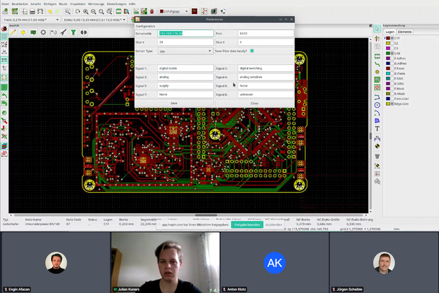 Presentation of the software plug-in for intelligent layout processing, which was awarded 1st place at the EDA Competition for SMACD 2021. Source: IMMS.