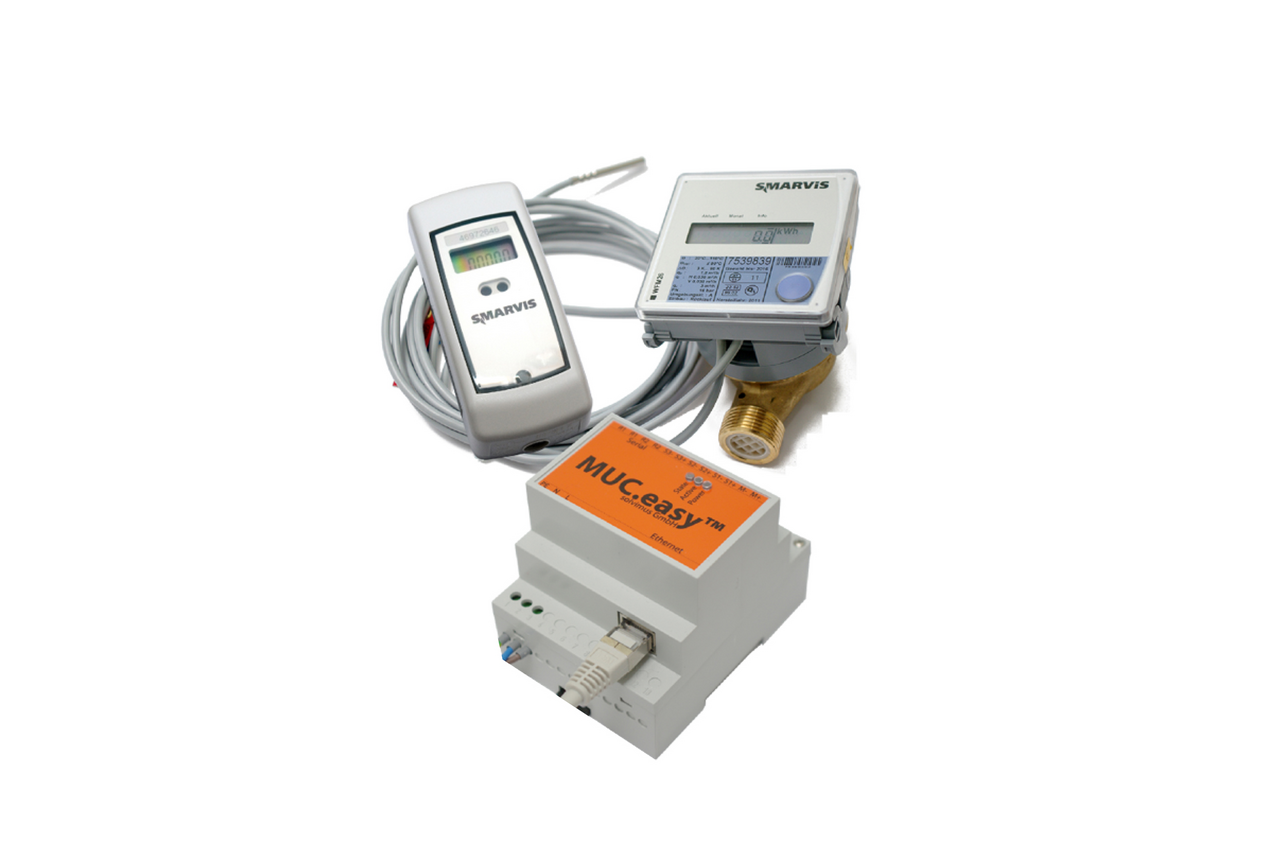 Funkauslesbare Wärmemengen- und Wasserzähler sowie Smart-Metering-Gateway. Foto: IMMS.
