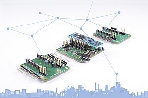 Messmodul für die Anbindung unterschiedlicher Sensoren an eine Umweltmonitoring-Plattform.