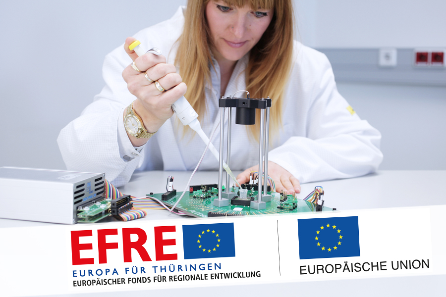In the INSPECT project, five Thüringen partners are working on microelectronic systems for the early detection of cancer. Photograph: IMMS.