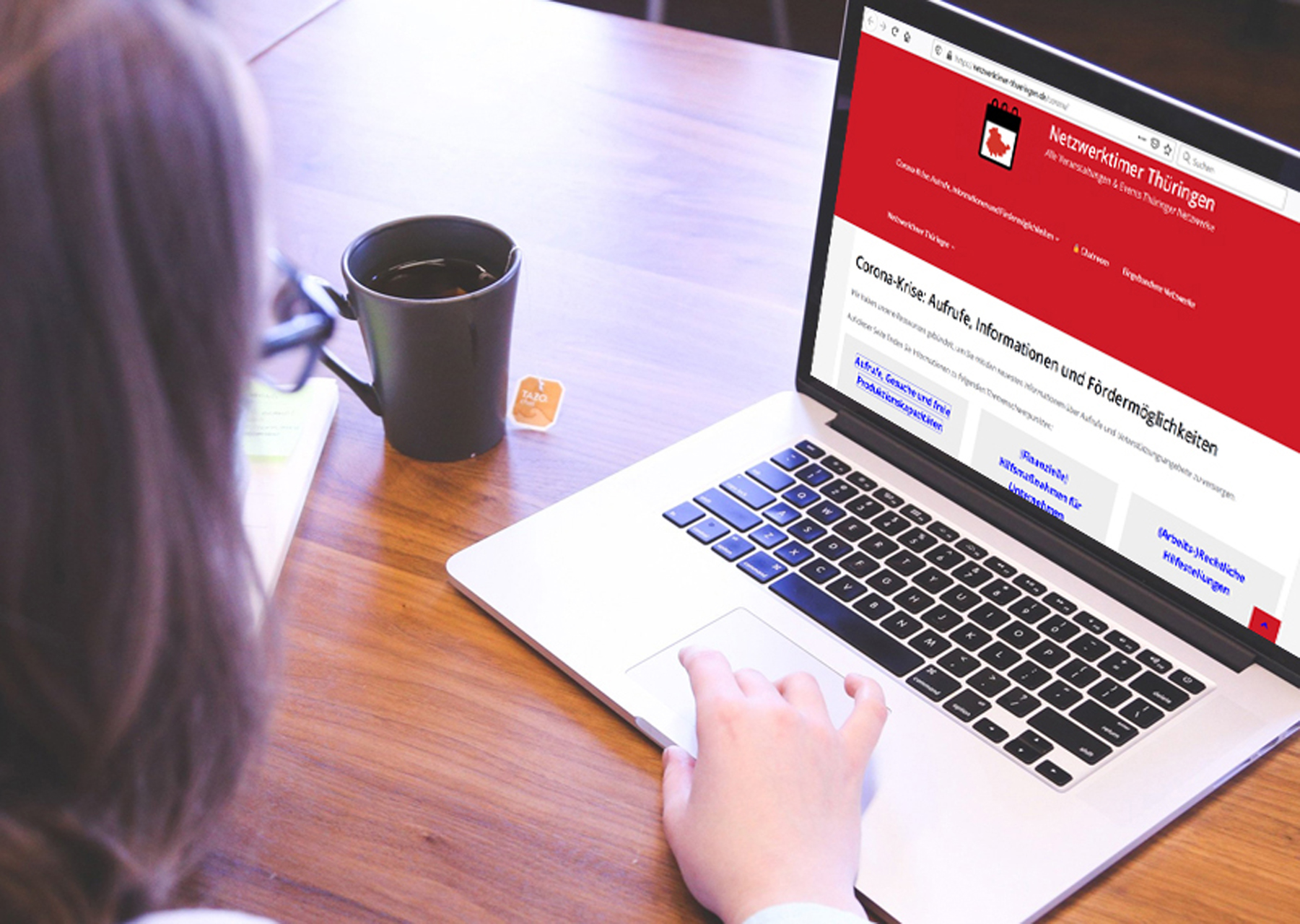 Thüringer Netzwerke starten branchenübergreifende Initiative. Foto: StartupStockPhotos, Pixabay; Bearbeitung: IMMS.