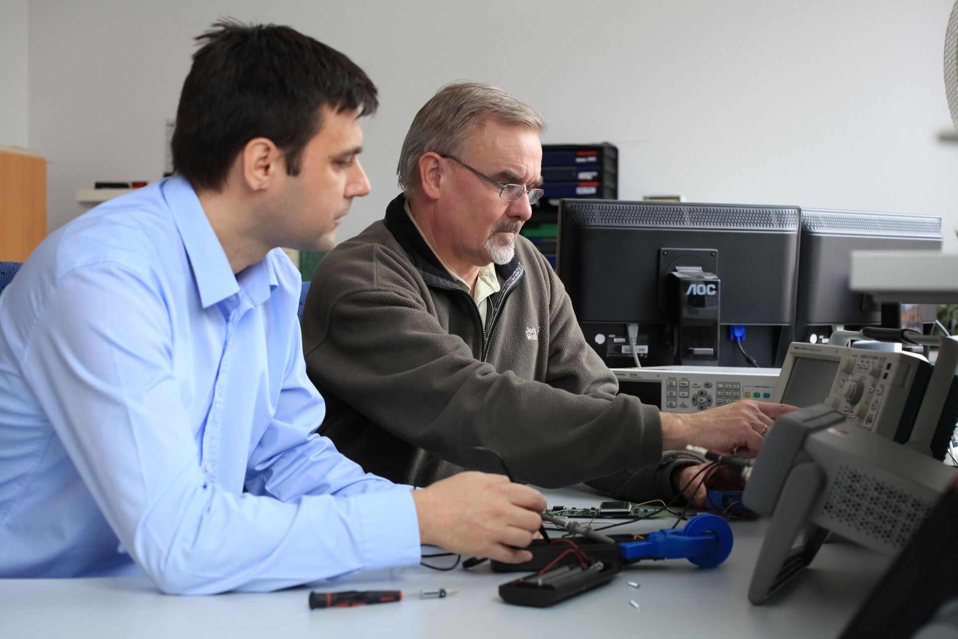 Energetic measurements for the smart current clamp. Photograph: IMMS.