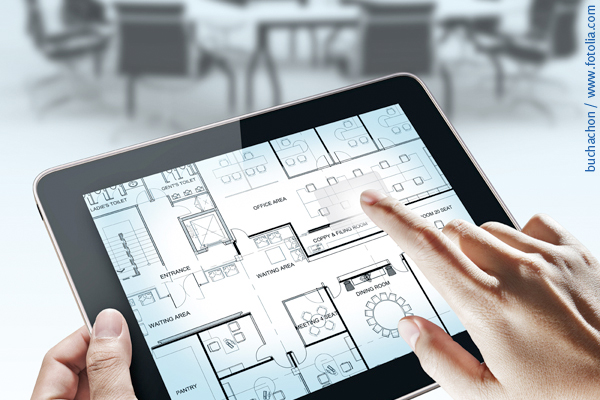 Mit BASe-Net lassen sich drahtlose Sensornetzwerke realisieren, z.B. für die Gebäudeautomation. Foto: Buchachon, Fotolia.